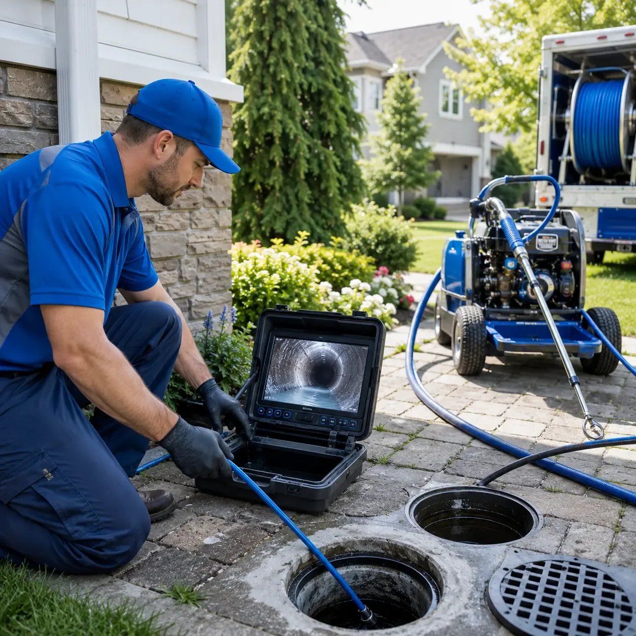 Outdoor drain cleaning professionals serving North Berwick, ME