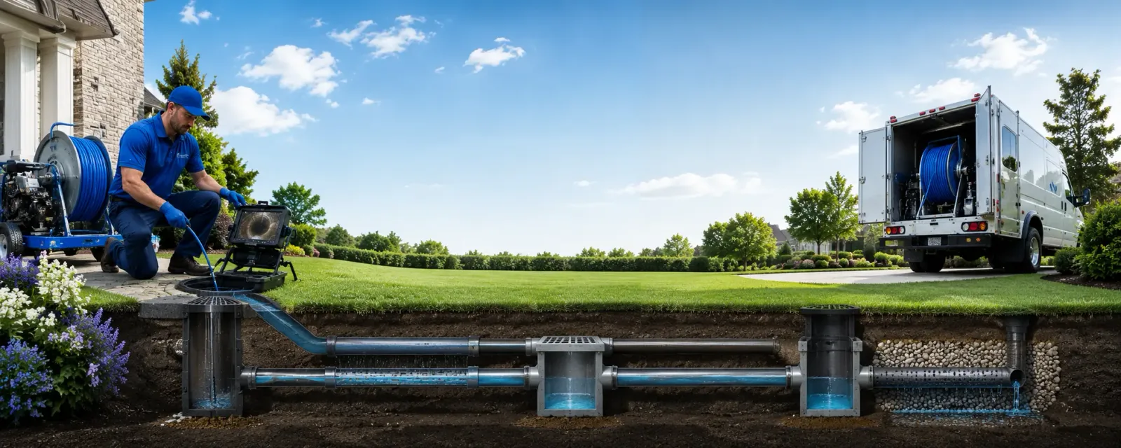 Outdoor drain cleaning information for North Berwick, ME
